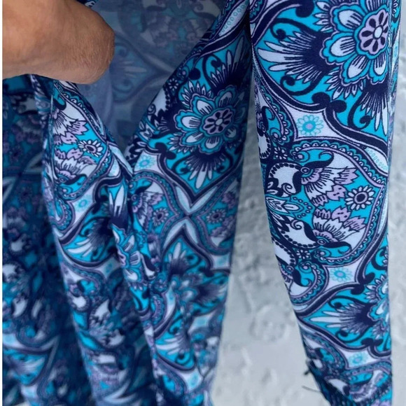 Aqua Et Sol Womens Hooded Long Sleeve Beach Cover Dress Blue Sz Medium - Picture 7 of 9